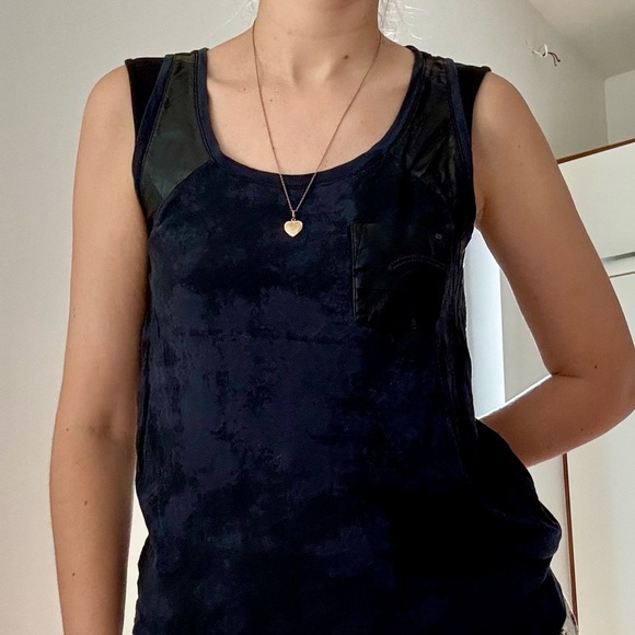 G-Star Tops - G-Star Raw SPY RADAR Women’s Tank Top in Navy Blue - XS